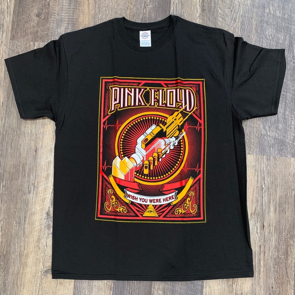 Pink Floyd men’s black t shirt rock alternative